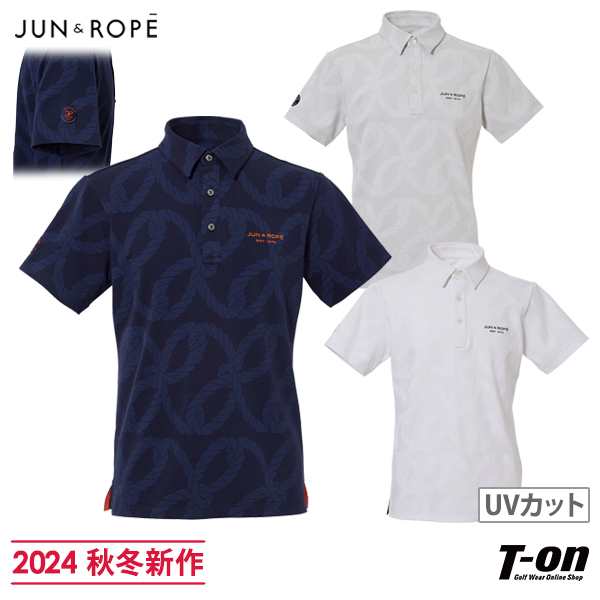 【送料無料】ポロシャツ メンズ ジュン＆ロペ ジュンアンドロペ JUN＆ROPE 2024 秋冬 新作 ゴルフウェア ejm14200