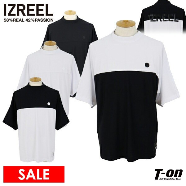 【20％OFFセール】ハイネックシャツ メンズ イズリール IZREEL ゴルフウェア izr24ss217