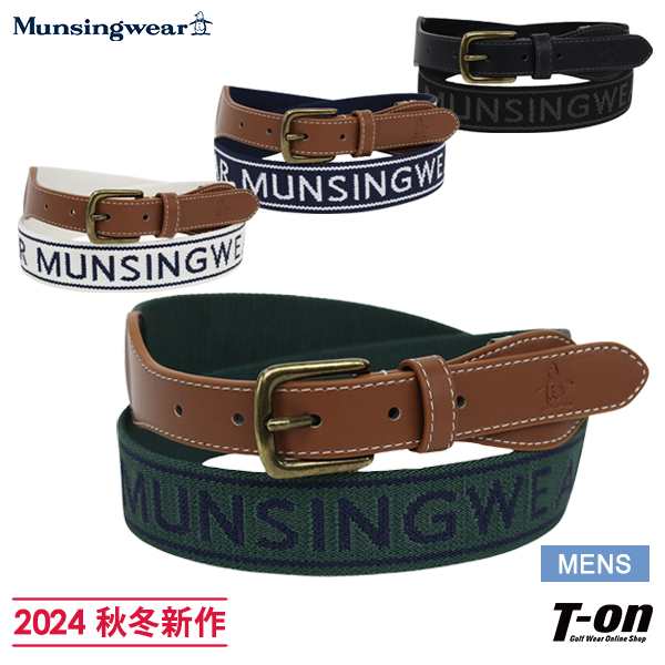 ベルト メンズ マンシングウェア Munsingwear 2024 秋冬 新作 ゴルフ mg4fbl01m