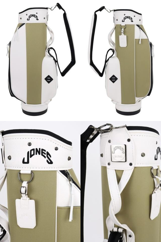 【最終価格/美品】JONES キャディバッグ/ミルクティー ジョーンズ JONES ベージュ ミルクティーキャディバッグ