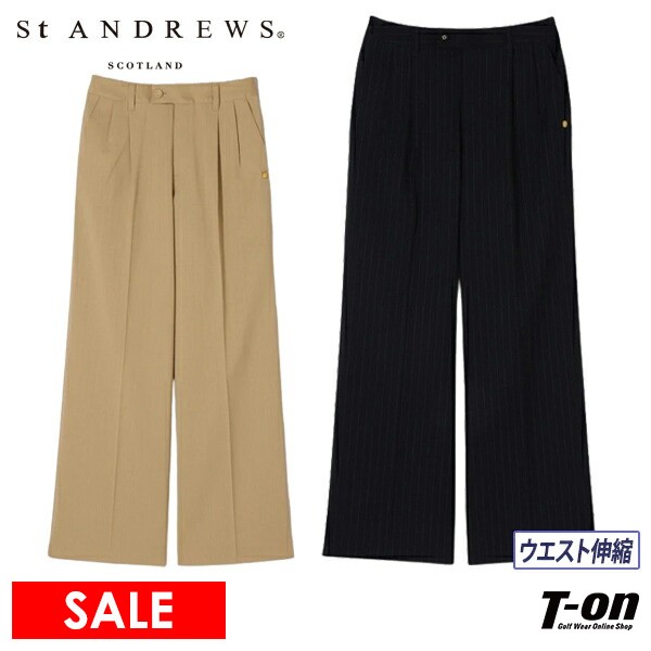 【大感謝祭P10倍】【送料無料】ロングパンツ レディース セントアンドリュース St ANDREWS 2025 秋冬 新作 ゴルフウェア 043-5231002
