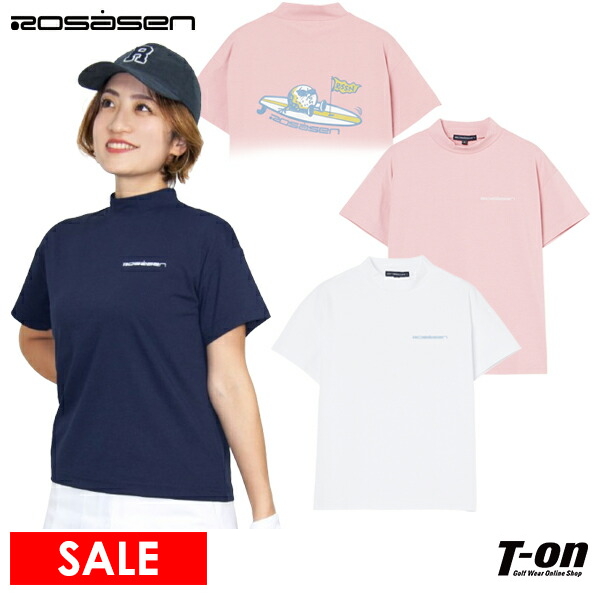 【送料無料】【メール便対応】ハイネックシャツ レディース ロサーセン ROSASEN 2025 秋冬 新作 ゴルフウェア 045-24843