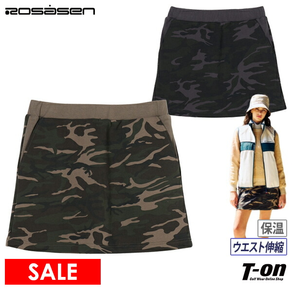 【送料無料】スカート レディース ロサーセン ROSASEN 2025 秋冬 新作 ゴルフウェア 045-74041