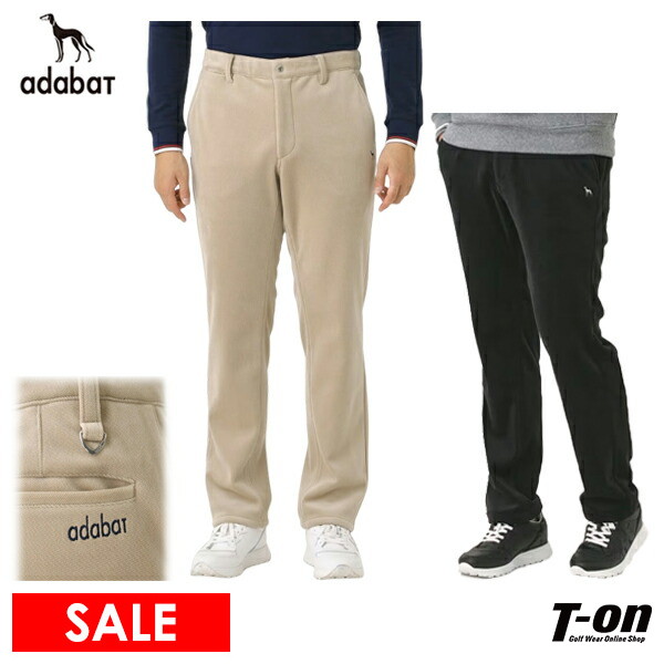 【タイムセール 12/23 13:00迄】ロングパンツ メンズ アダバット adabat 2025 秋冬 新作 ゴルフウェア 082-74001 OFF