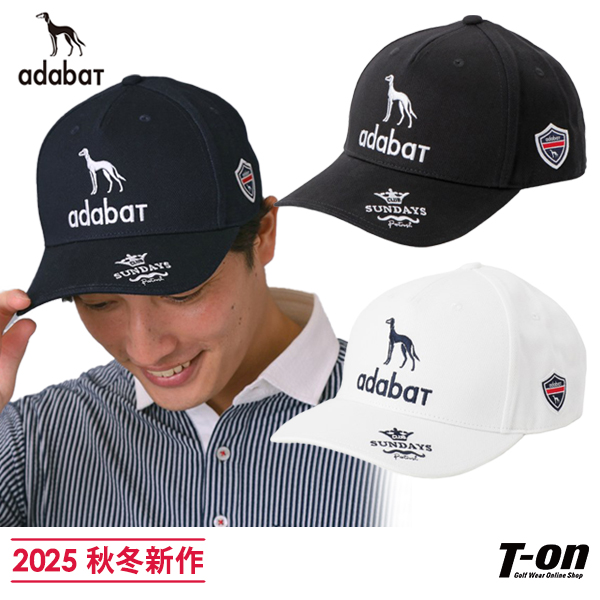 【タイムセール 12/23 13:00迄】キャップ メンズ アダバット adabat 2025 秋冬 新作 ゴルフ 098-04850 OFF