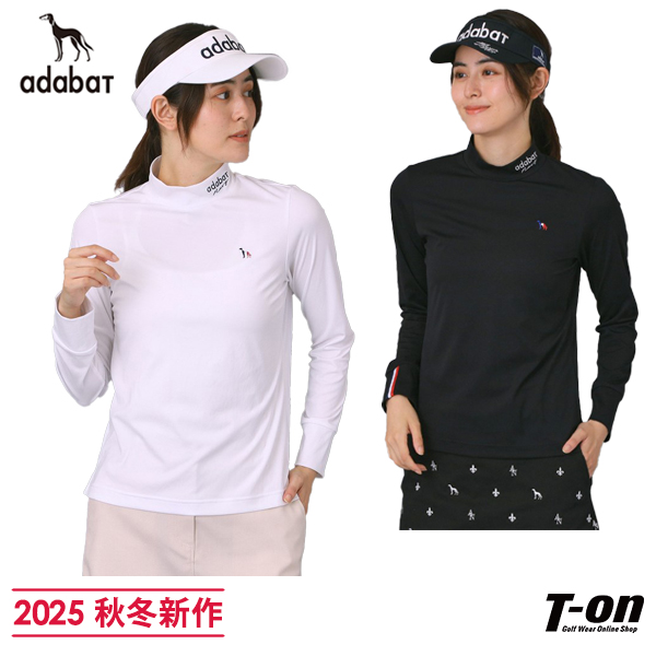 【送料無料】【メール便対応】インナーシャツ レディース アダバット adabat 2025 秋冬 新作 ゴルフウェア 119-11020