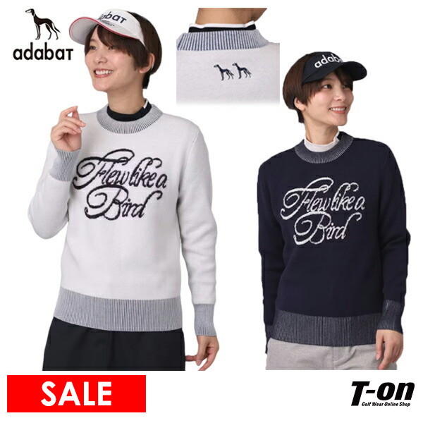 【送料無料】セーター レディース アダバット adabat 2025 秋冬 新作 ゴルフウェア 119-14048