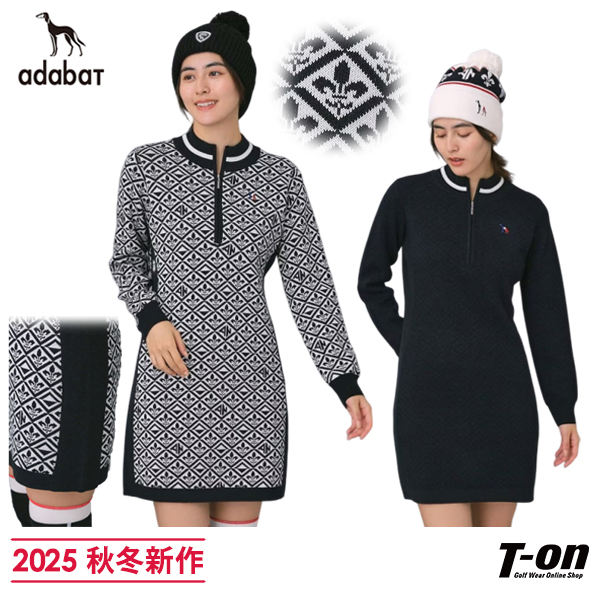 送料無料】ワンピース レディース アダバット adabat 2025 秋冬 新作