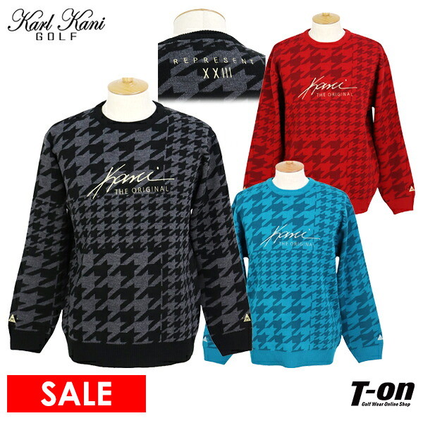 セーター メンズ カール カナイ ゴルフ Karl Kani GOLF 2025 秋冬 新作 ゴルフウェア 253kg1401b