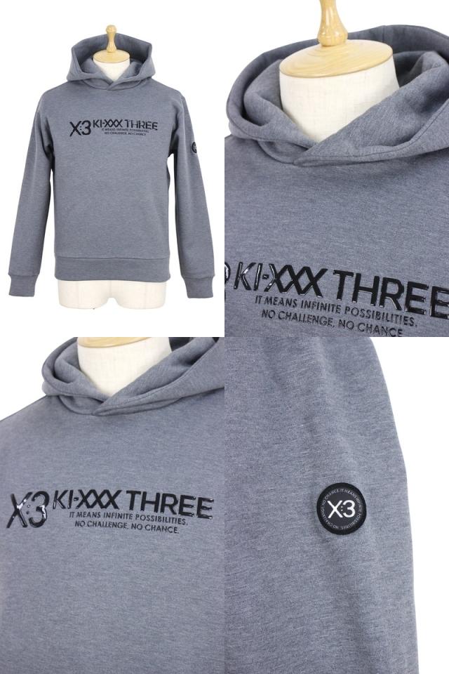 送料無料】パーカー メンズ キックスリー KI-XXX THREE 2025 秋冬 新作