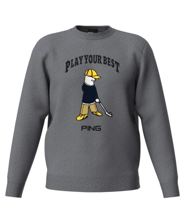 送料無料】セーター メンズ ピン PING 2025 秋冬 新作 ゴルフウェア