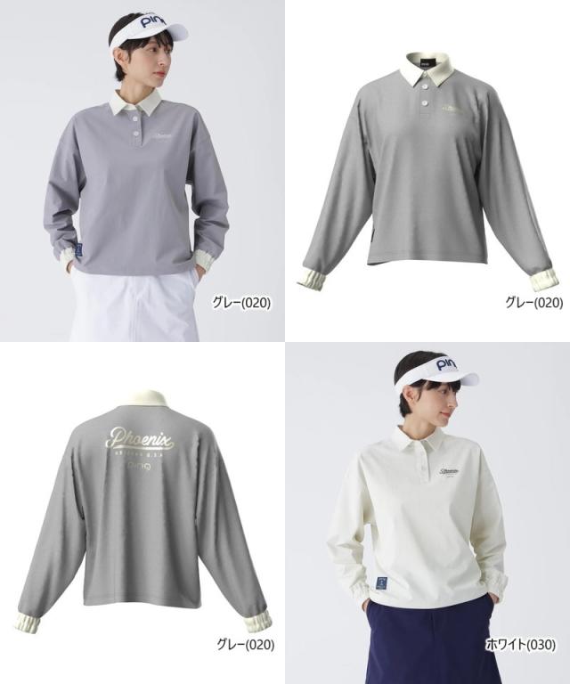 【大感謝祭P10倍】【送料無料】ポロシャツ レディース ピン PING 2025 秋冬 新作 ゴルフウェア 622-5210801 ポイント10倍】【送料無料】ポロシャツ レディース ピン PING 2025