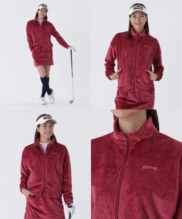 大感謝祭P10倍】【送料無料】ブルゾン レディース ピン PING 2025 秋冬