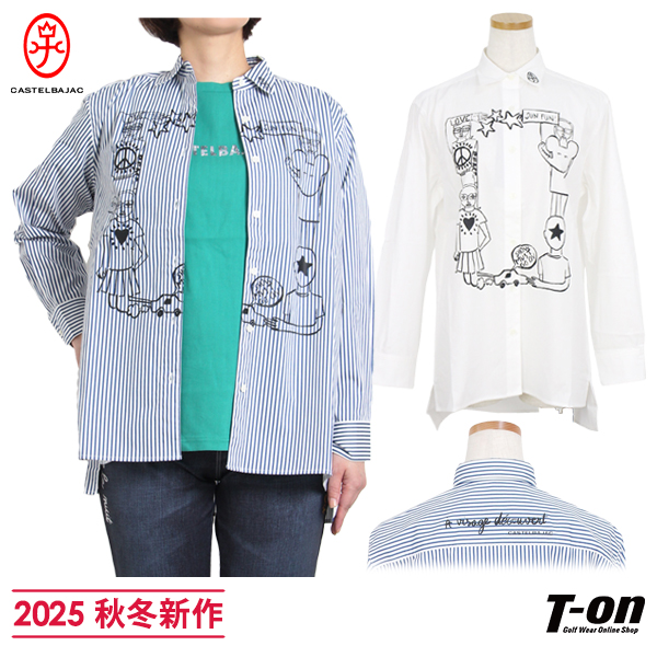【送料無料】カジュアルシャツ レディース カステルバジャック CASTELBAJAC 2025 秋冬 新作 7225325270