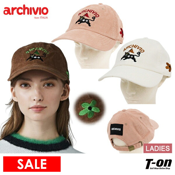 【30％OFFセール】キャップ レディース アルチビオ archivio 2025 秋冬 新作 ゴルフ a510019