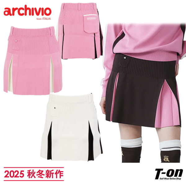 【送料無料】スカート レディース アルチビオ archivio 2025 秋冬 新作 ゴルフウェア a516004