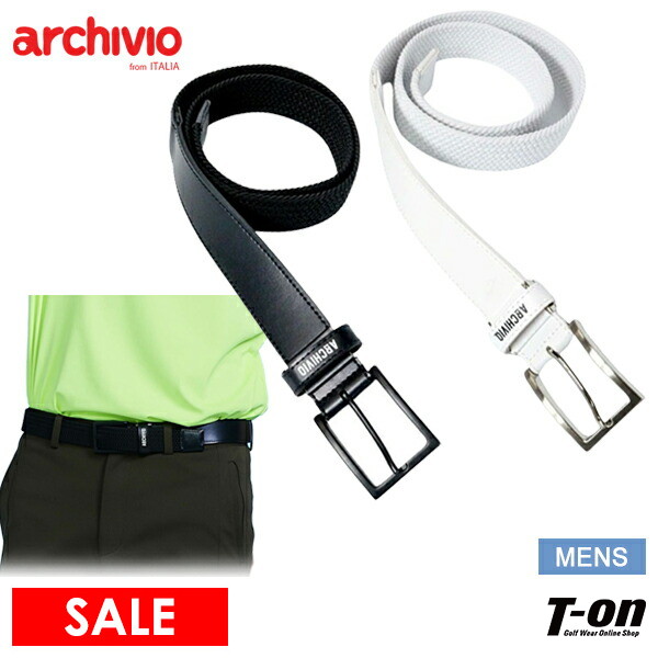 【大感謝祭P10倍】【送料無料】ベルト メンズ アルチビオ archivio 2025 秋冬 新作 ゴルフ a520807