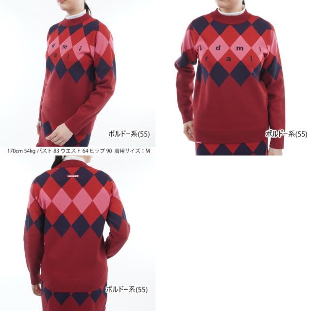 送料無料】セーター レディース アドミラルゴルフ Admiral Golf 日本