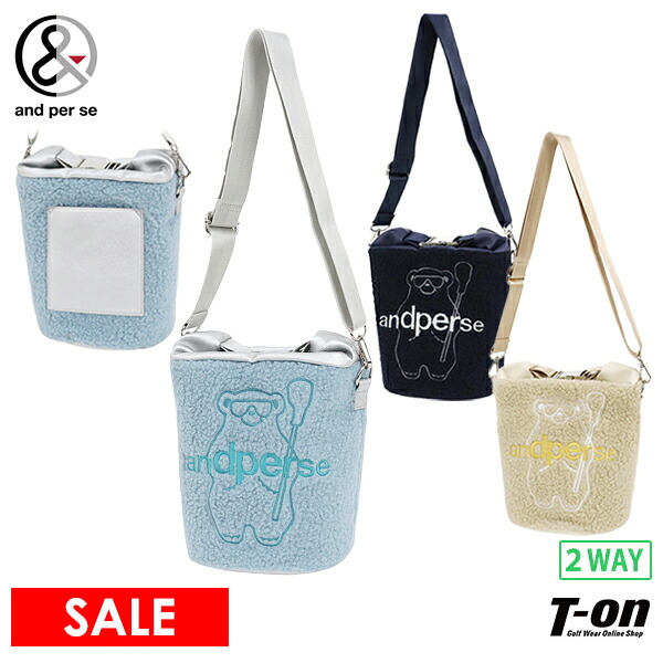 【送料無料】カートバッグ レディース アンパスィ and per se 2025 秋冬 新作 ゴルフ aff7015