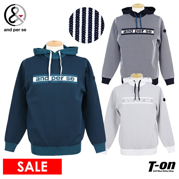 【送料無料】セーター メンズ アンパスィ and per se 2025 秋冬 新作 ゴルフウェア amf2395b4