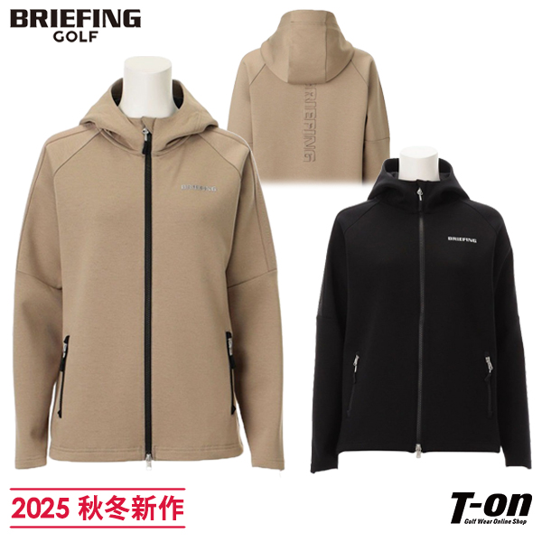 【大感謝祭P10倍】【送料無料】パーカー レディース ブリーフィング ゴルフ BRIEFING GOLF 2025 秋冬 新作 ゴルフウェア brg253w27