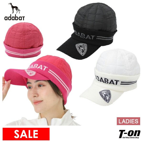 【タイムセール 12/23 13:00迄】キャップ レディース アダバット adabat 2025 秋冬 新作 ゴルフ c86-04153 OFF