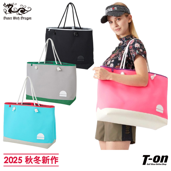 【大感謝祭P10倍】【送料無料】トートバッグ メンズ レディース ダンスウィズドラゴン DANCE WITH DRAGON DWD 2025 秋冬 新作 ゴルフ d3-388010
