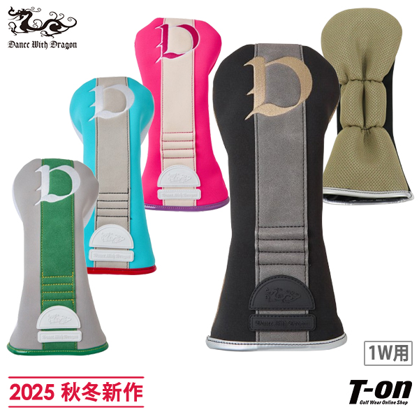【大感謝祭P10倍】【送料無料】ドライバー用ヘッドカバー メンズ レディース ダンスウィズドラゴン DANCE WITH DRAGON DWD 2025 秋冬 新作 ゴルフ d3-788040