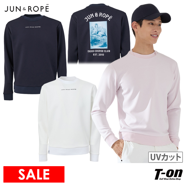 【タイムセール 12/22 13:00迄 70％OFF】トレーナー メンズ ジュン＆ロペ ジュンアンドロペ JUN＆ROPE ゴルフウェア ejm75000