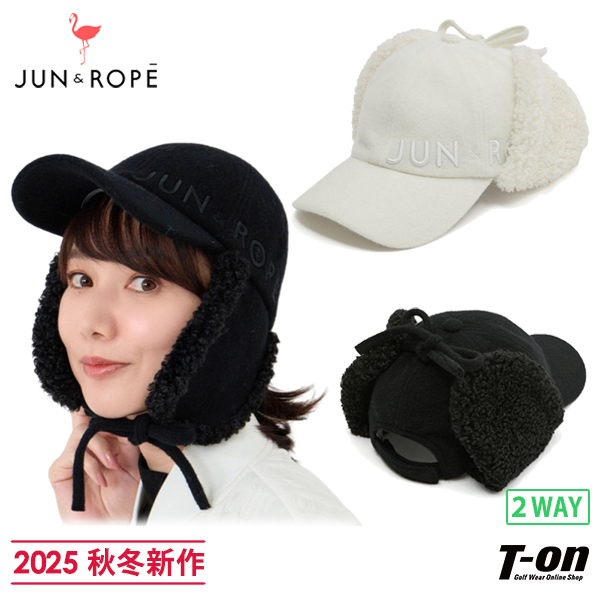 キャップ メンズ レディース ジュン＆ロペ ジュンアンドロペ JUN＆ROPE 2025 秋冬 新作 ゴルフ eru35200
