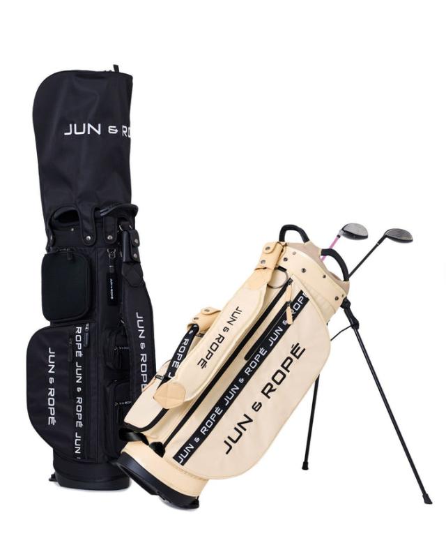 【送料無料】キャディバッグ メンズ レディース ジュン＆ロペ ジュンアンドロペ JUN＆ROPE 2025 秋冬 新作 ゴルフ erx35100 送料無料】キャディバッグ メンズ レディース ジュン＆ロペ ジュン