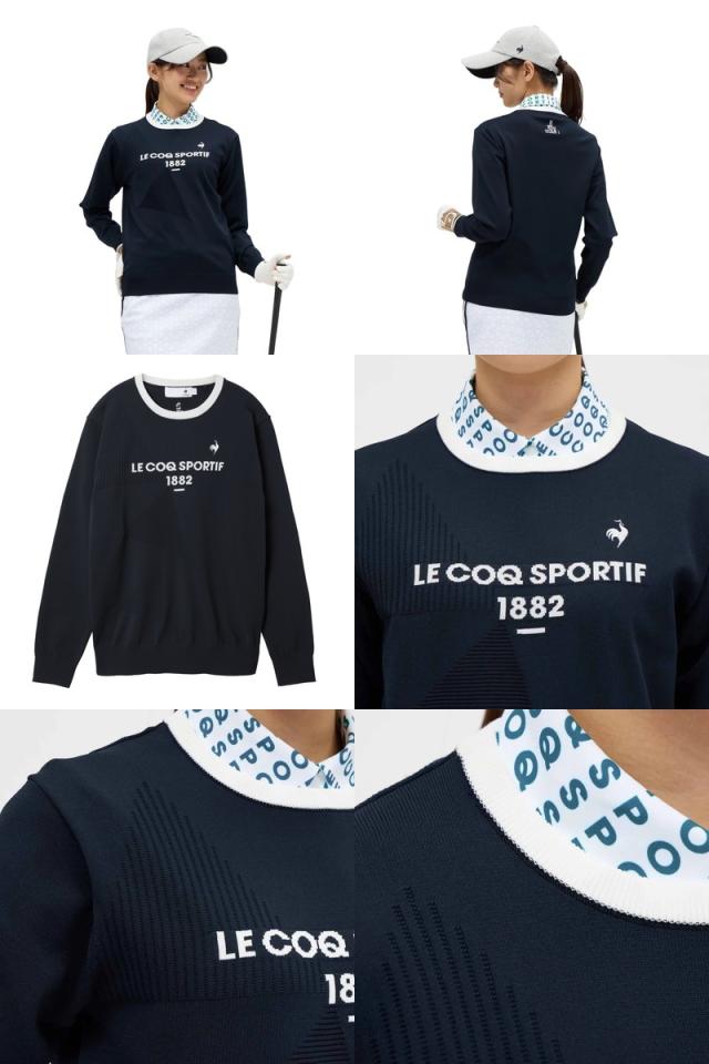 【30％OFFセール】セーター レディース ルコックスポルティフ ゴルフ ルコック le coq sportif GOLF 2025 秋冬 新作 ゴルフウェア lg5fst00l セーター レディース ルコックスポルティフ ゴルフ ルコック le coq
