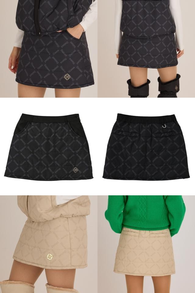 中綿スカートレディース モナ デルソル MONA DELSOL 2025 秋冬 新作