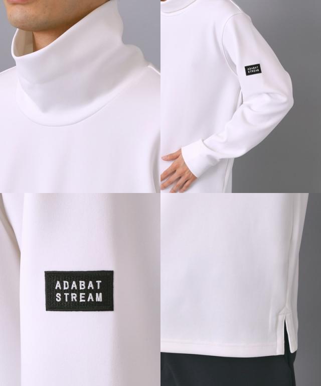 タイムセール 12/2 13:00迄】ハイネックシャツ メンズ アダバット