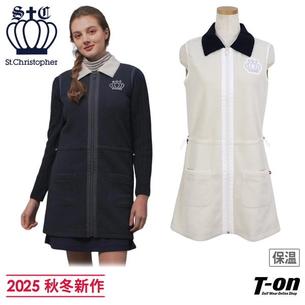 【送料無料】ワンピース レディース セントクリストファー St.Christopher 2025 秋冬 新作 ゴルフウェア tl49300
