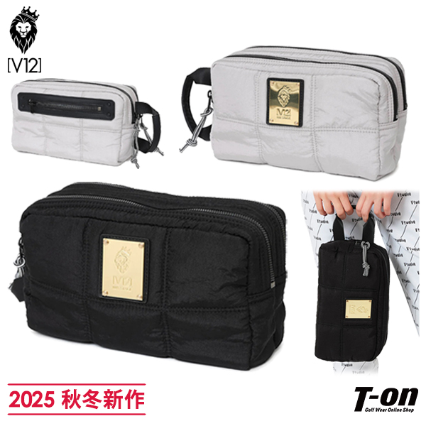 【送料無料】カートポーチ メンズ レディース V12 ゴルフ ヴィ・トゥエルブ 2025 秋冬 新作 ゴルフ v122520-bg04