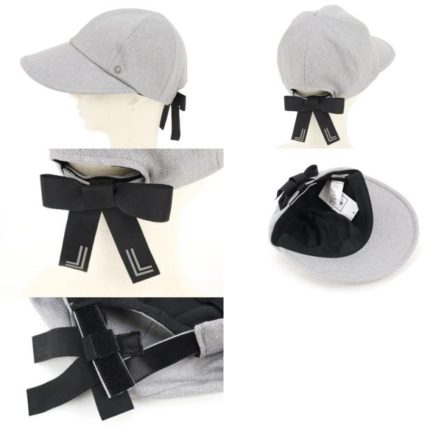 LANVIN SPORT ランバンスポール　2way 帽子　ゴルフ　キャップ　黒 LANVIN SPORT 公式 ランバン スポール ドットエアーダブルクロス