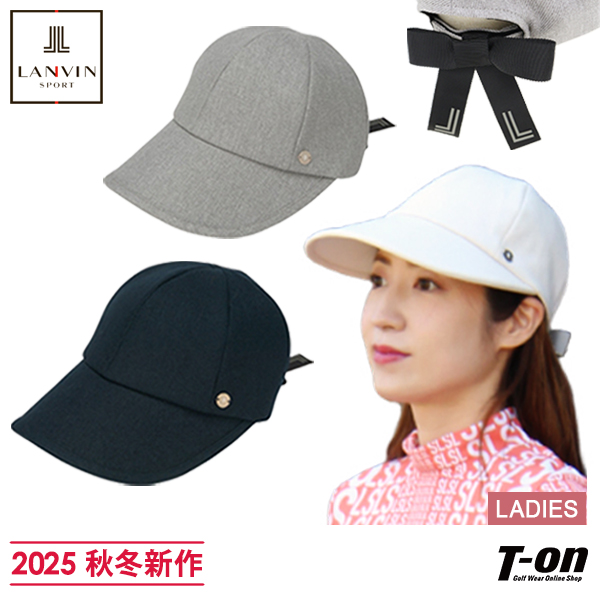 【大感謝祭P10倍】キャップ レディース ランバン スポール LANVIN SPORT 日本正規品 2025 秋冬 新作 ゴルフ vg5fcp01l