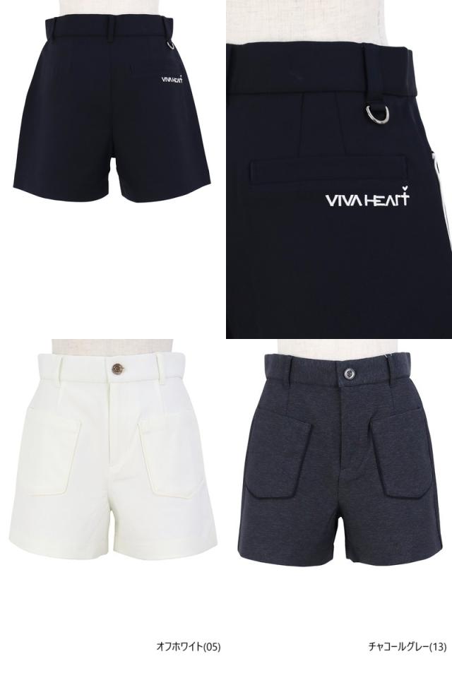 SSサイズ ビバハート レディースゴルフウェア ショートパンツ 撥水防水 30％OFFセールショートパンツ レディース ビバハート VIVA HEART