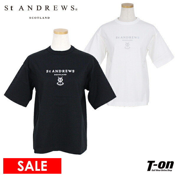 【送料無料】【メール便対応】Tシャツ レディース セントアンドリュース St ANDREWS 2025 春夏 新作 ゴルフウェア 043-5163302の通販は