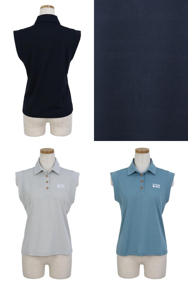 ROSASEN] ゴルフウェア 吸水速乾 鹿の子 半袖ポロシャツ 045-23242