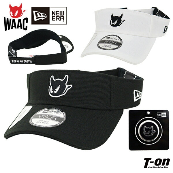 WAAC×NEWERAコラボバイザー UNISEX NEW ERA マーカー付バイザー ホワイト