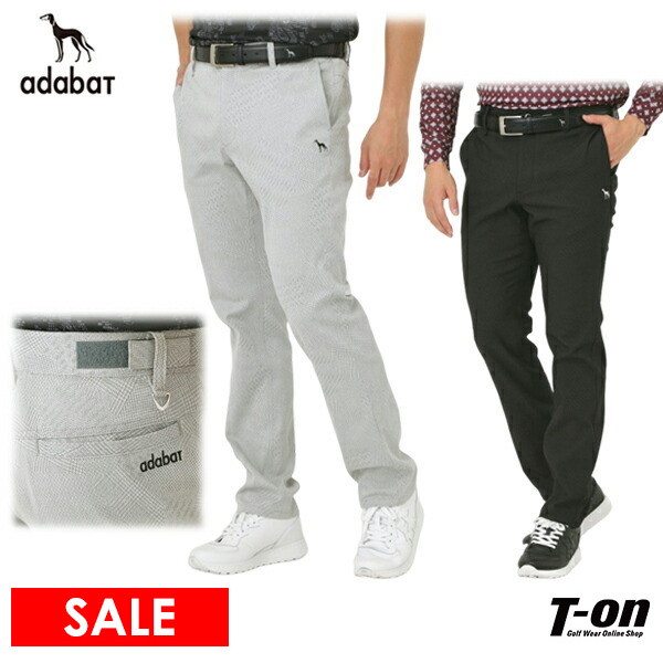 【タイムセール 12/23 13:00迄】ロングパンツ メンズ アダバット adabat 2025 秋冬 新作 ゴルフウェア 082-73800 OFF