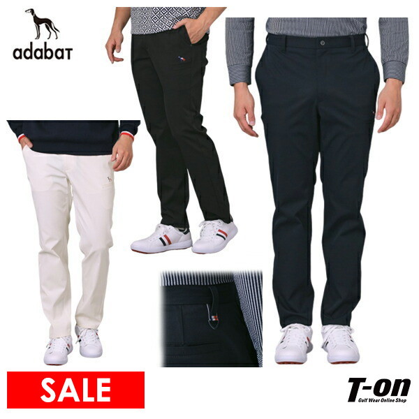 【タイムセール 12/23 13:00迄】ロングパンツ メンズ アダバット adabat 2025 秋冬 新作 ゴルフウェア 082-73840 OFF