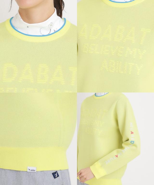 【タイムセール 12/23 13:00迄】セーター レディース アダバット adabat  ゴルフウェア 119-12100 OFF 50％OFFセール】セーター レディース アダバット adabat ゴルフウェア