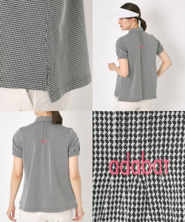 【タイムセール 12/23 13:00迄】ポロシャツ レディース アダバット adabat 2025 秋冬 新作 ゴルフウェア 119-13830 OFF 30％OFFセール】ポロシャツ レディース アダバット adabat 2025 秋冬