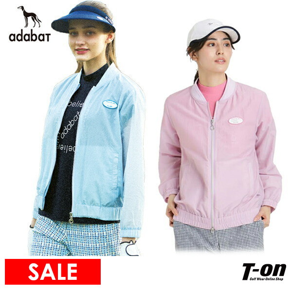 【タイムセール 12/23 13:00迄】ブルゾン レディース アダバット adabat  ゴルフウェア 119-42300 OFF