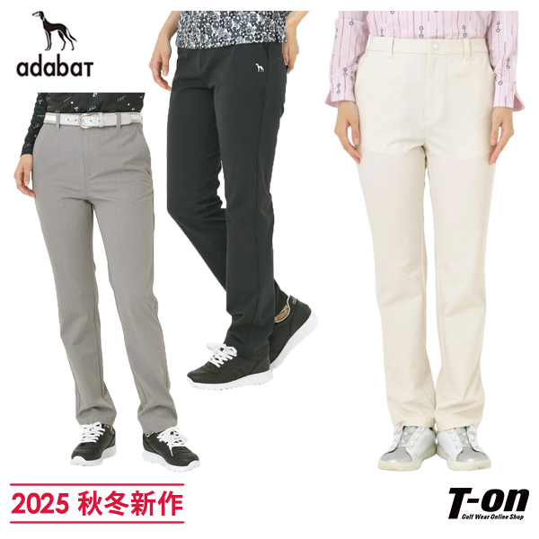 【タイムセール 12/23 13:00迄】パンツ レディース アダバット adabat 2025 秋冬 新作 ゴルフウェア 119-63806 OFF