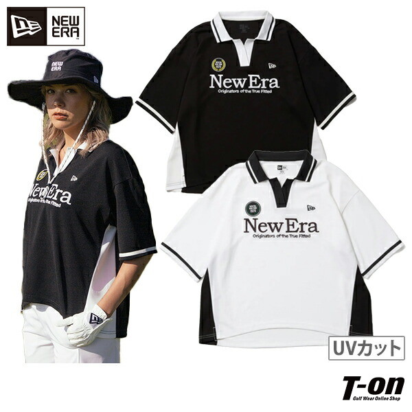 【メール便対応】ポロシャツ レディース ニューエラ ゴルフ ニューエラ NEW ERA 日本正規品 2025 春夏 新作 ゴルフウェア 14391451-2