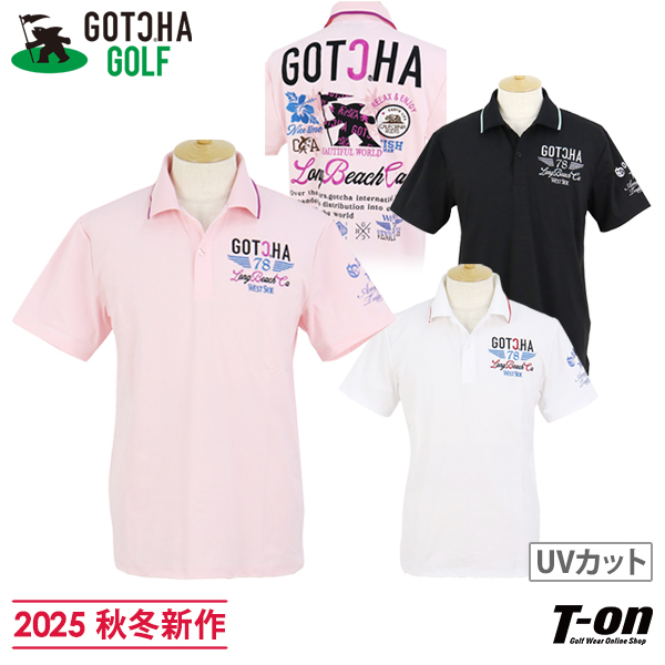 ポロシャツ メンズ ガッチャ ガッチャゴルフ GOTCHA GOLF 2025 秋冬 新作 ゴルフウェア 252gg1216b